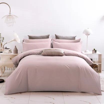 Sleek Comfy Pink Duvet Cover