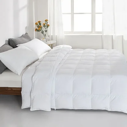 Lightweight Quilted White Duvet - Image 3