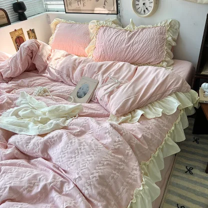 Soft Ruffle Edge Duvet Cover