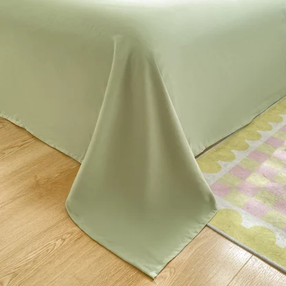 Printed Green Tulips Duvet Cover - Image 7