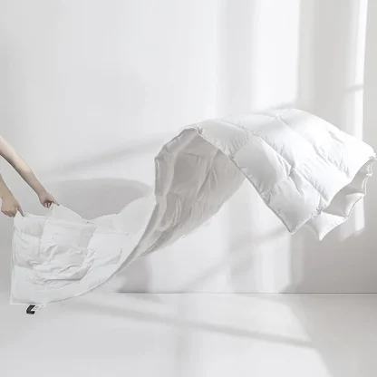 Lightweight Quilted White Duvet - Image 4